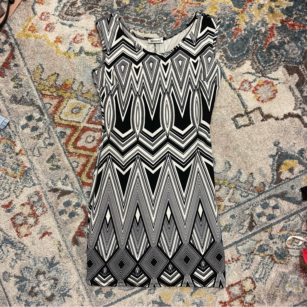 Black and white dress